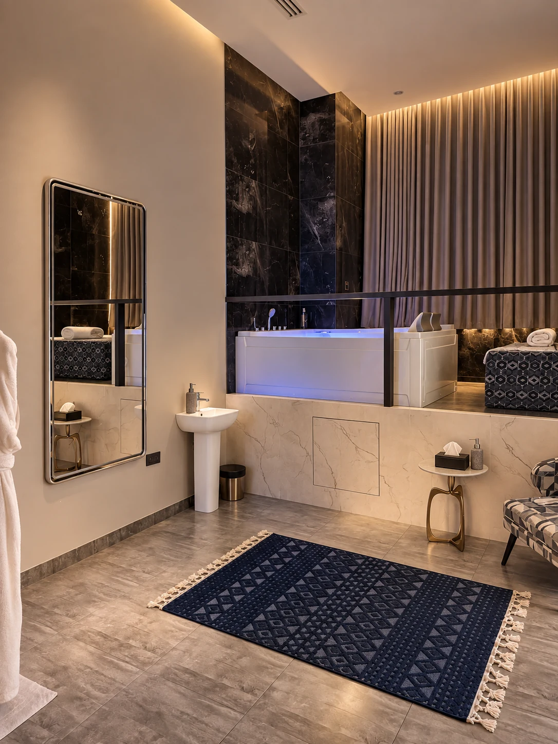 Spa room with jacuzzi at Rover European Spa